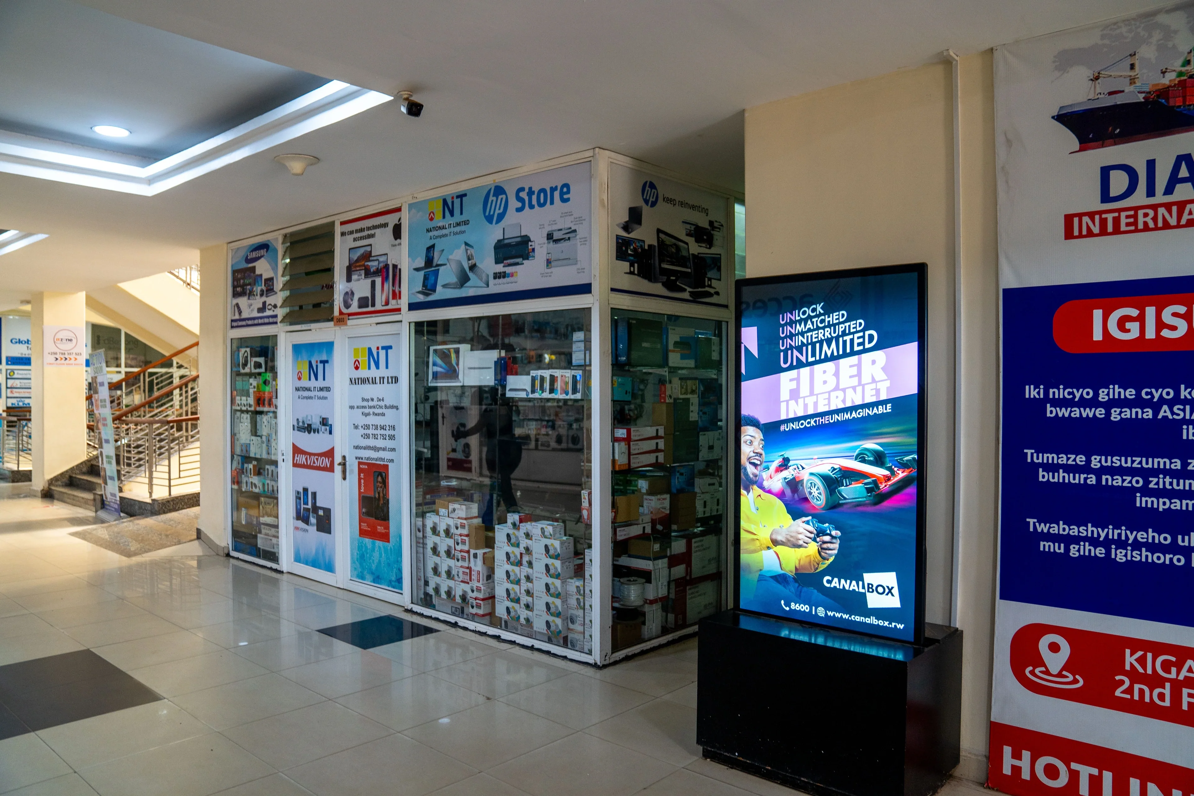 Storefront digital poster