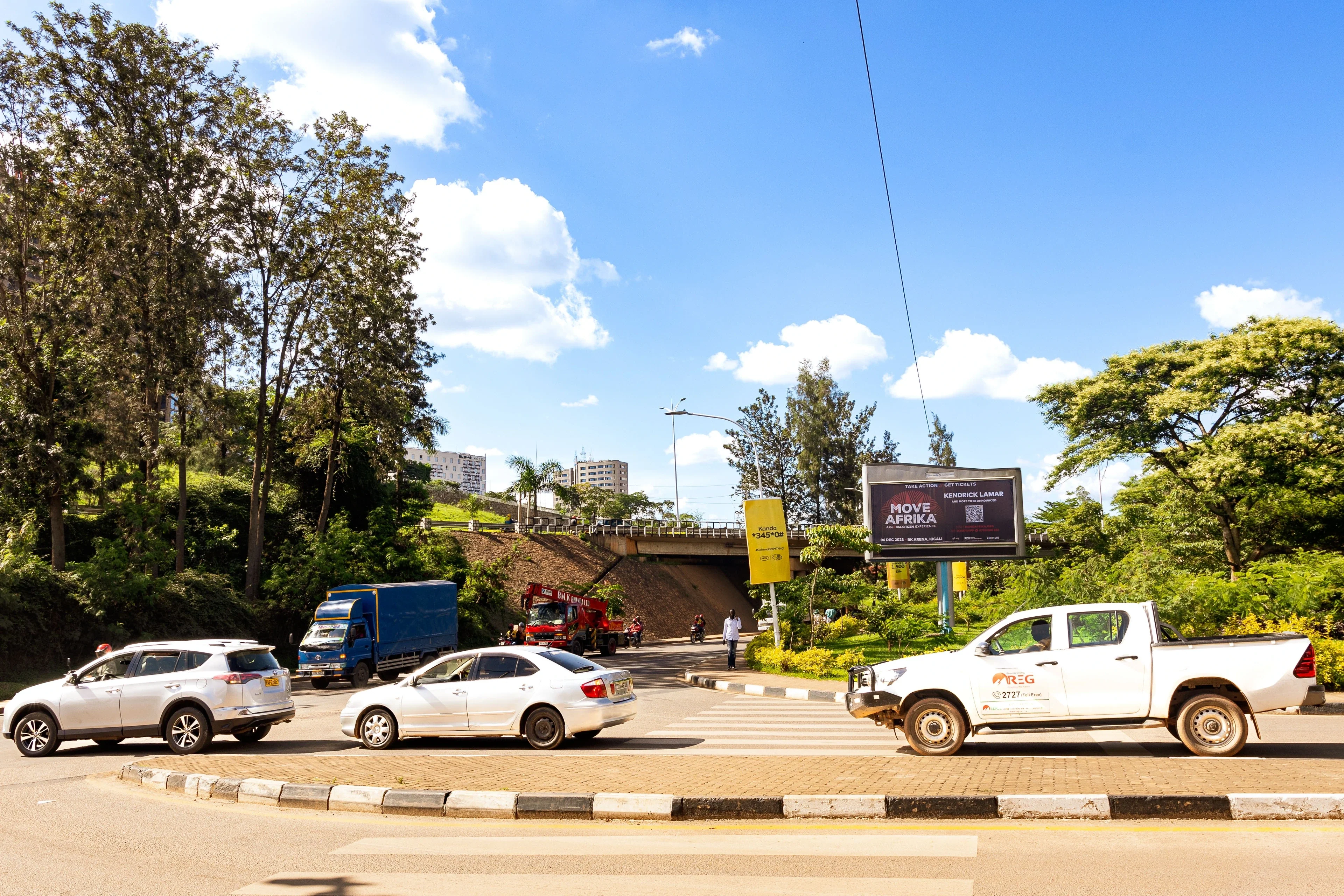 Roadside digital screen