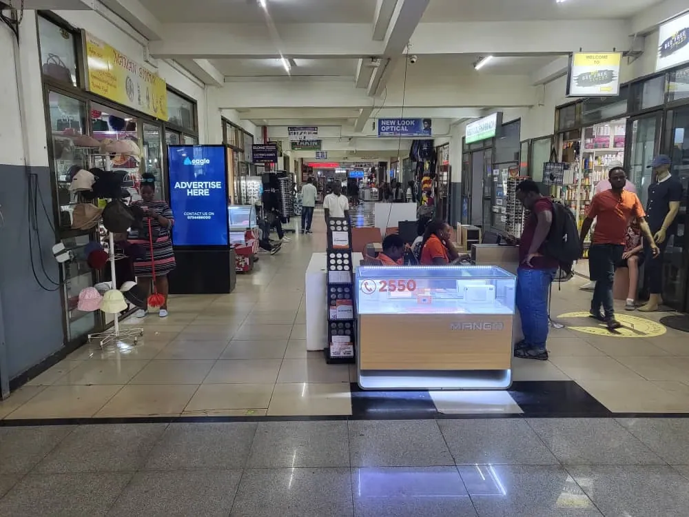 Lobby digital kiosk